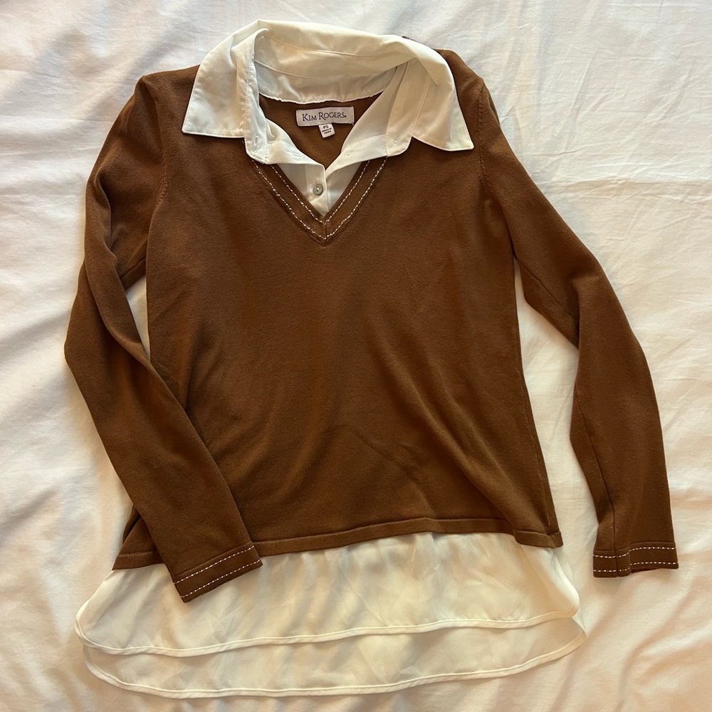 Kim Rodgers sweater blouse